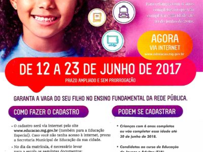 Cadastramento Escolar 2018